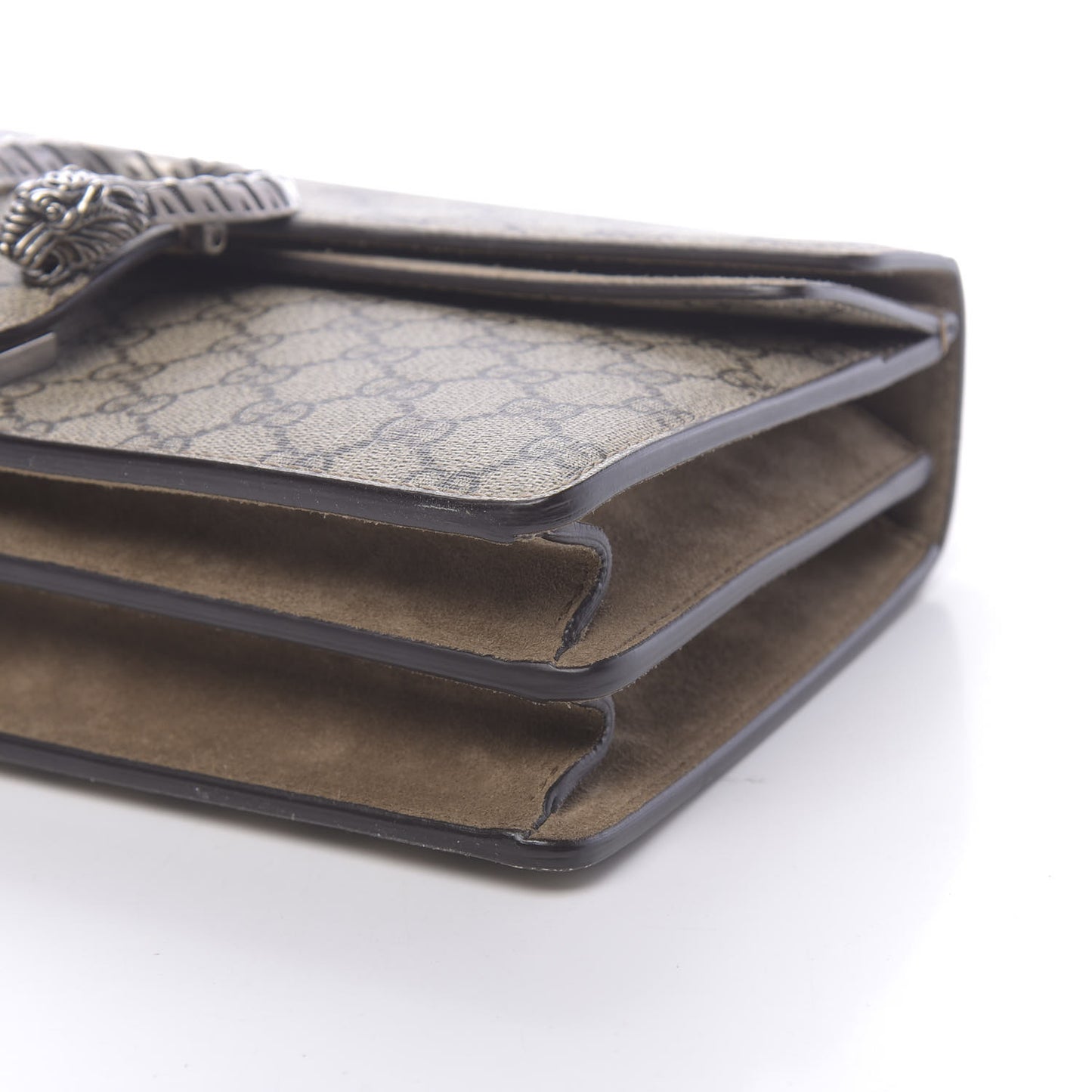 GG Supreme Monogram Small Dionysus Shoulder Bag Taupe