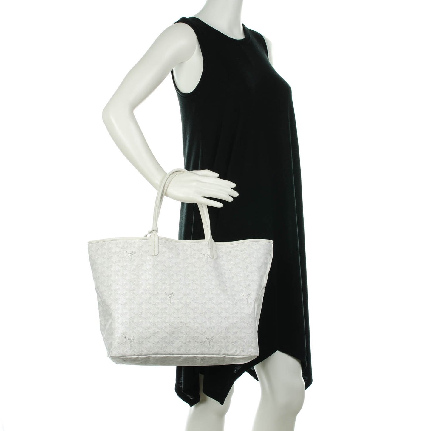 Goyardine Saint Louis PM White