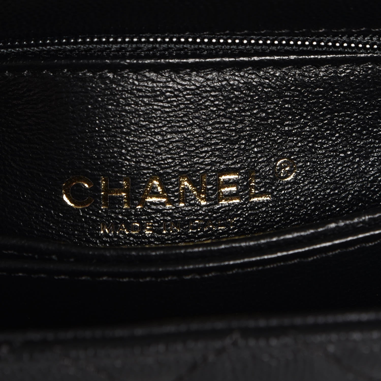 Chanel Caviar Lizard Quilted Mini Coco Handle Flap Black 7 of 9