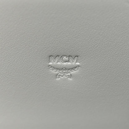 MCM Metallic Visetos Aren VI Zip Around Wallet Silver 6 of 7