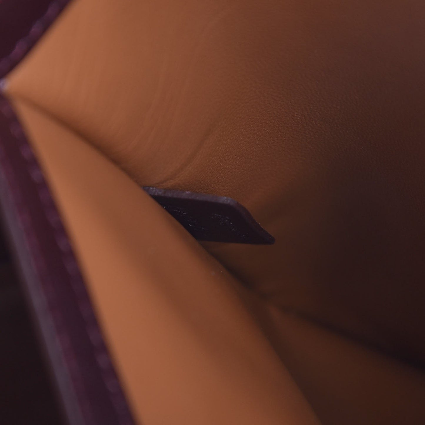Calfskin Doctor Frame Bag Burgundy