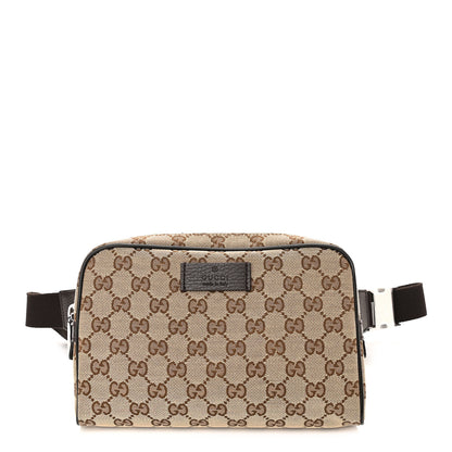 Gucci Monogram Belt Bag Dark Brown 1 of 9