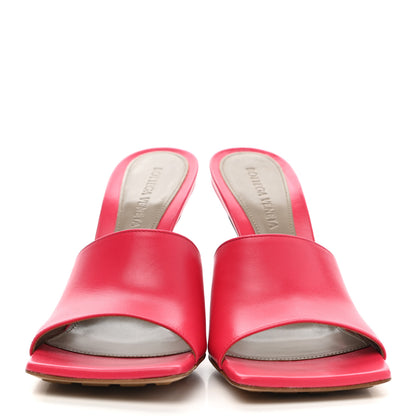 Bottega Veneta Lambskin Stretch Mule Sandals 38 Lollipop 2 of 8