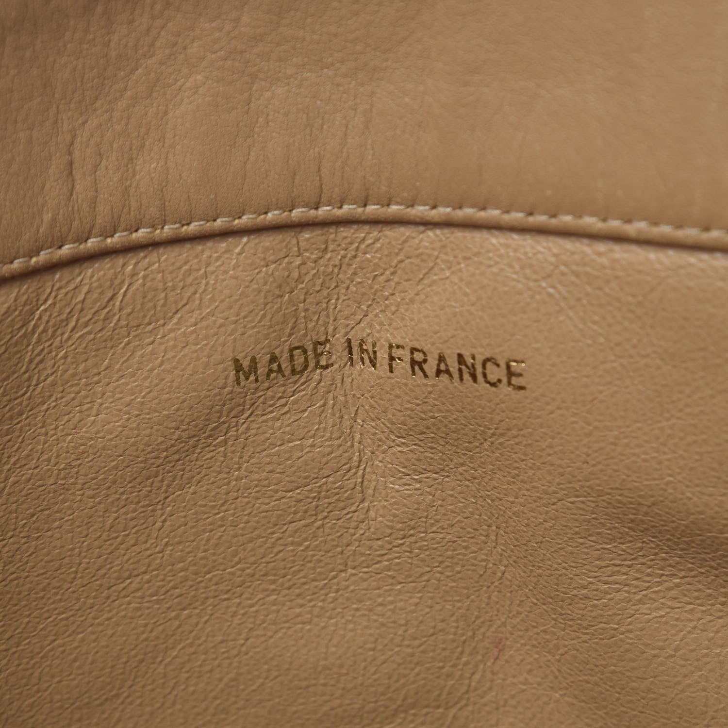 Chanel Lambskin Jumbo CC Shoulder Bag Beige 13 of 13