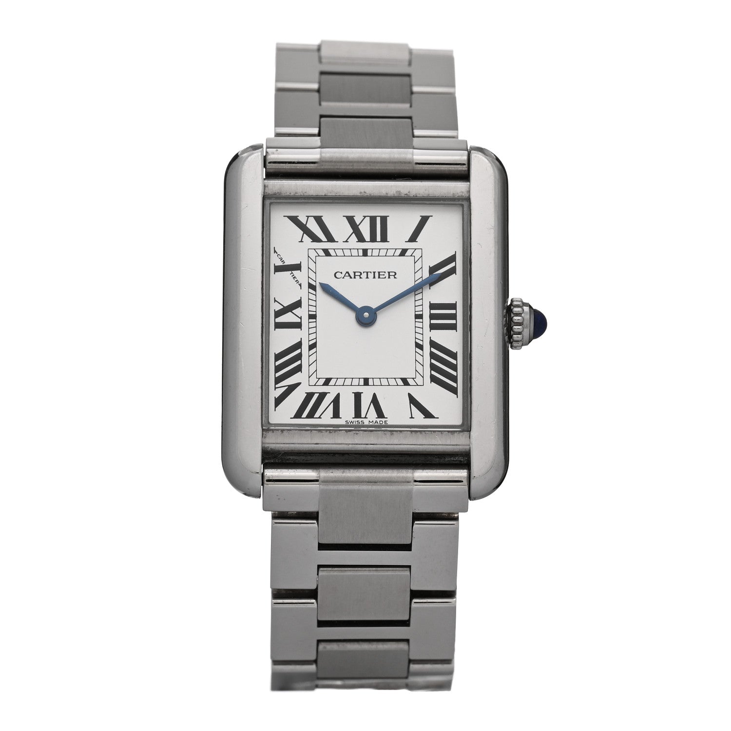 Cartier Stainless Steel 24mm Tank Solo Quartz Watch 1 of 6