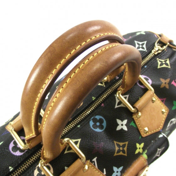 Louis Vuitton Monogram Multicolor Speedy 30 Black 6 of 10