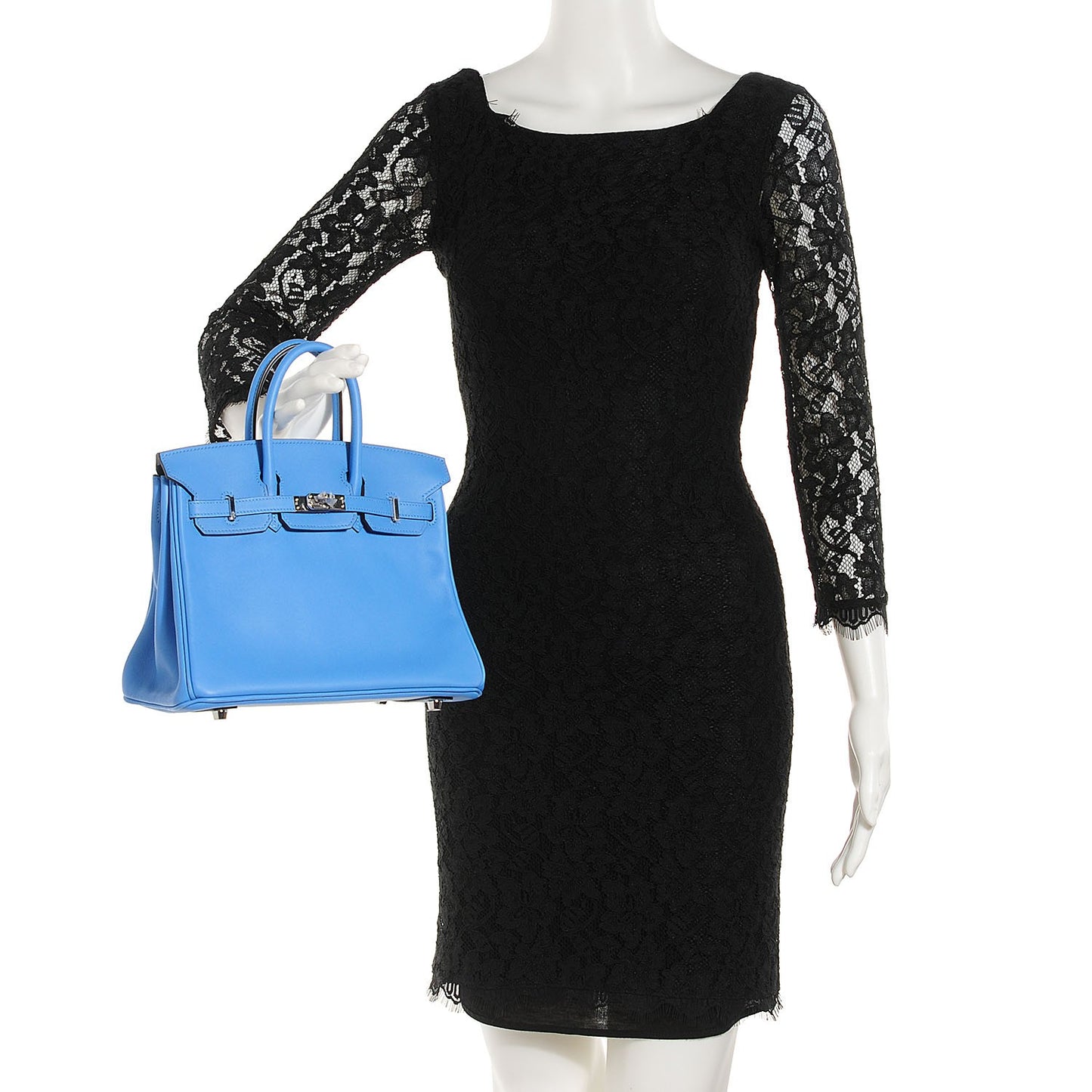 Swift Birkin 25 Bleu Paradis