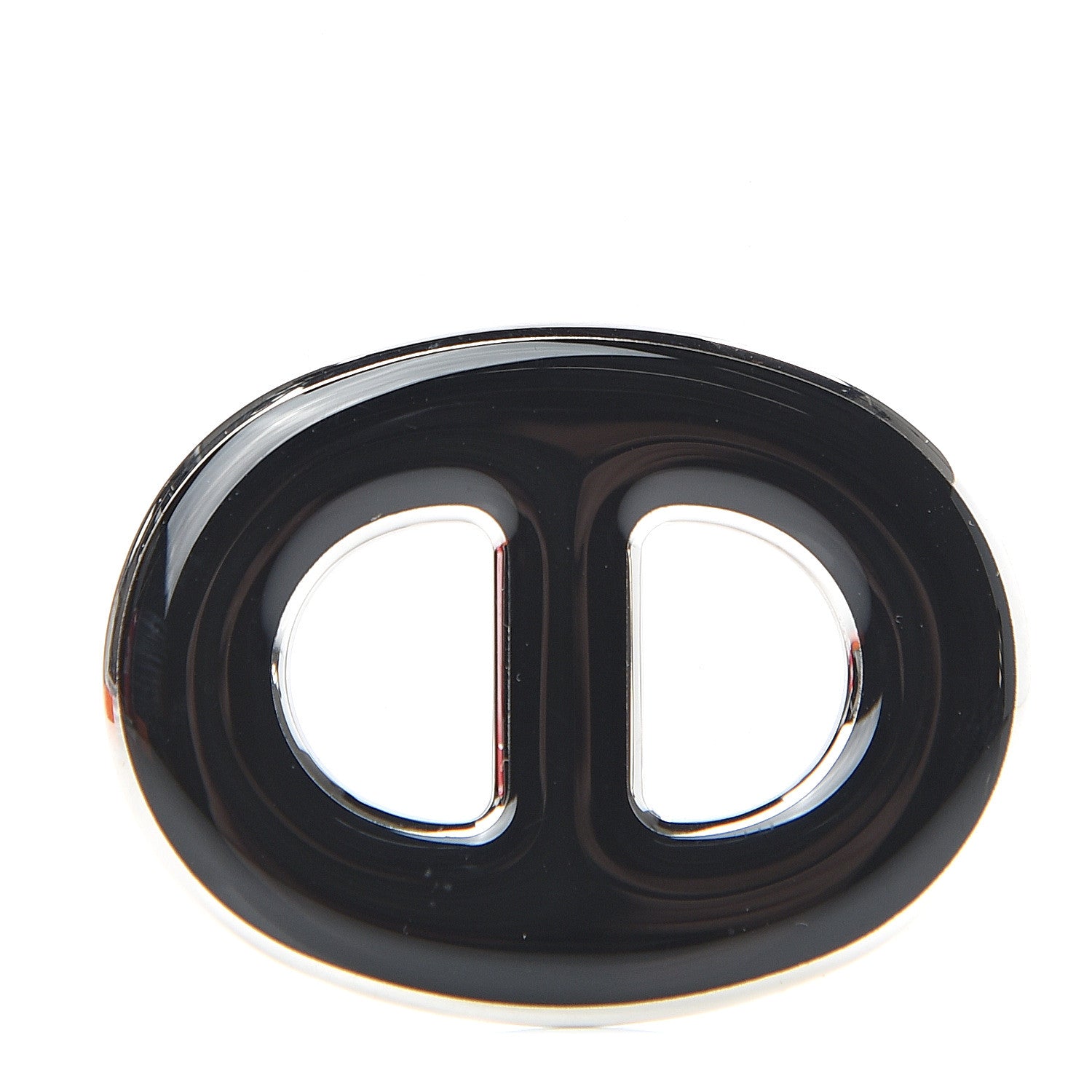 Hermes Enamel Gavroche Scarf Ring Black 535554 – FASHIONPHILE