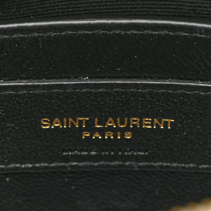 Saint Laurent Calfskin Y Quilted Monogram Small Loulou Chain Satchel Crema Soft 7 of 10
