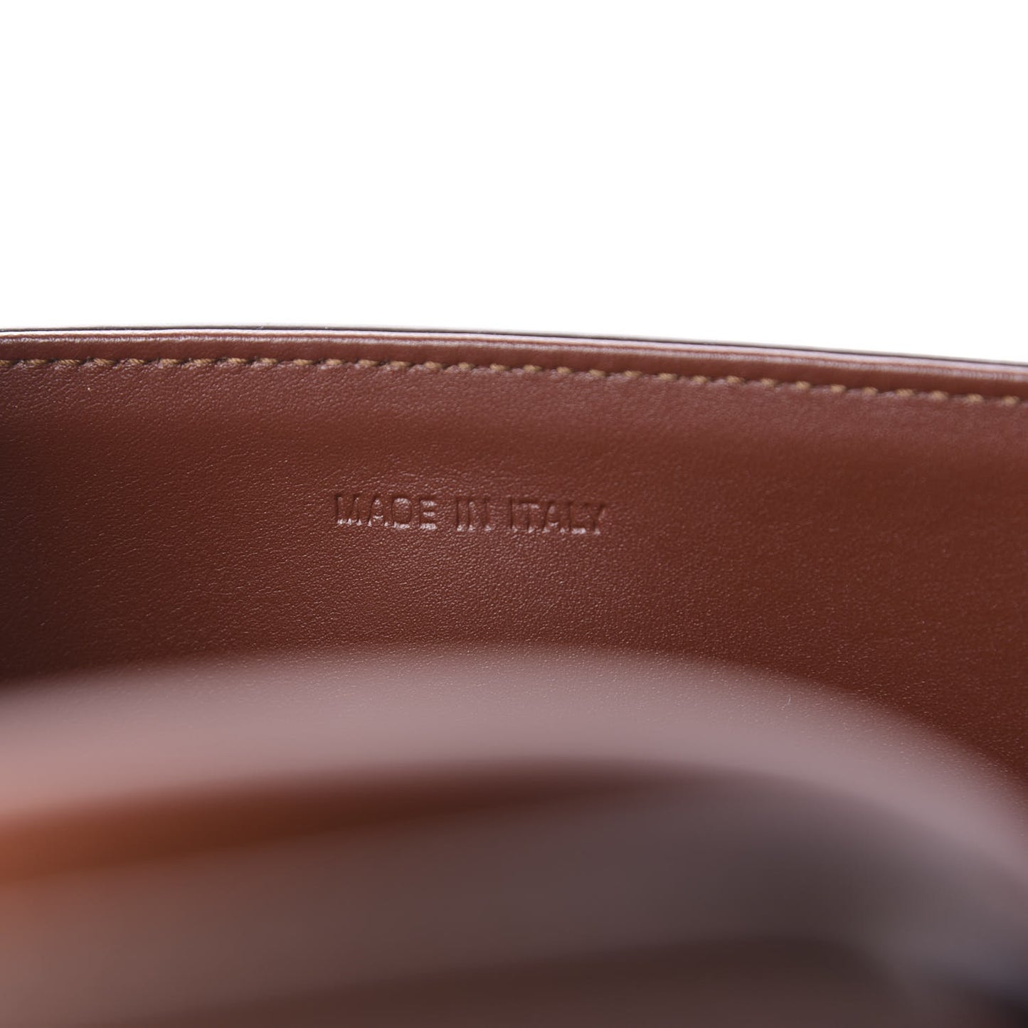 Smooth Calfskin Medium Diorever Flap Brown