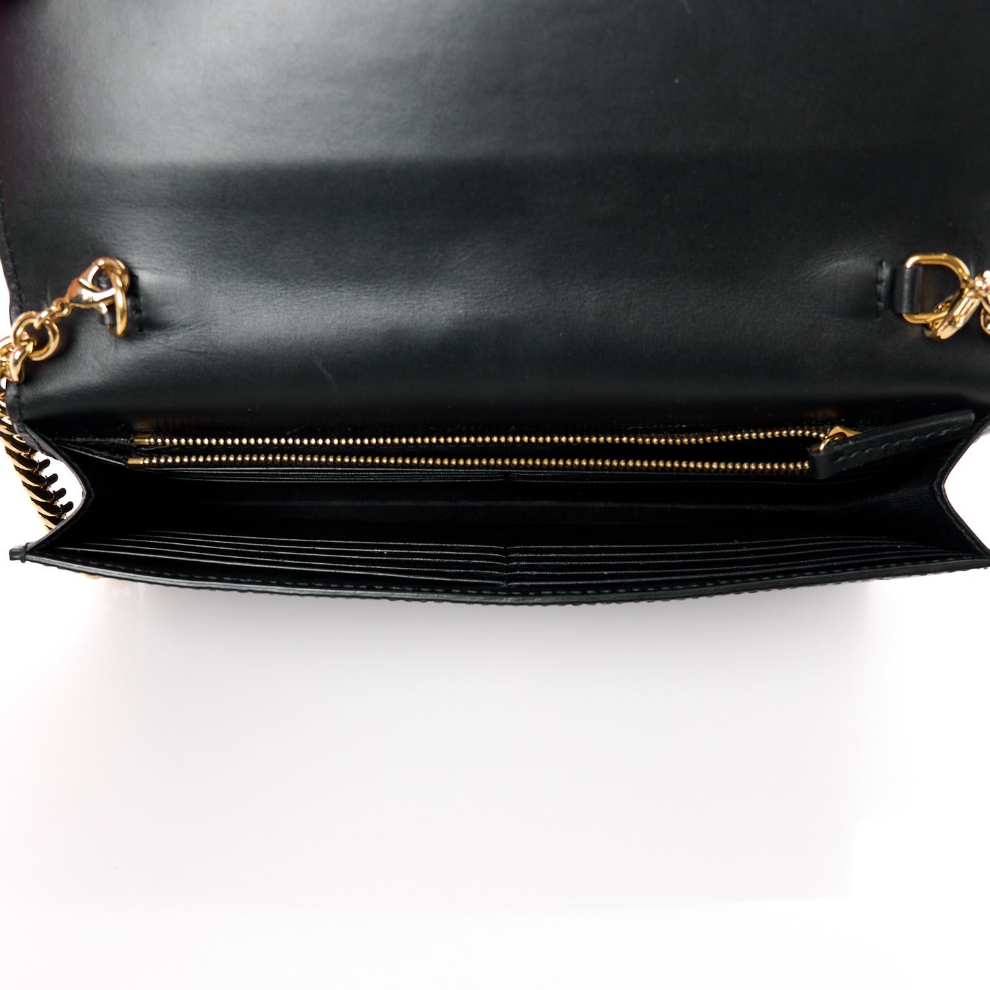 Guccissima Icon Chain Wallet Black