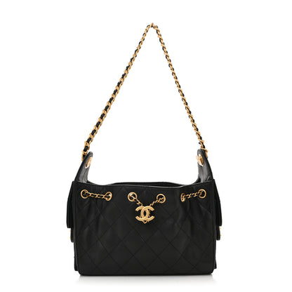 Chanel Caviar Quilted Mini Chanel 25 Handbag Black 1 of 12