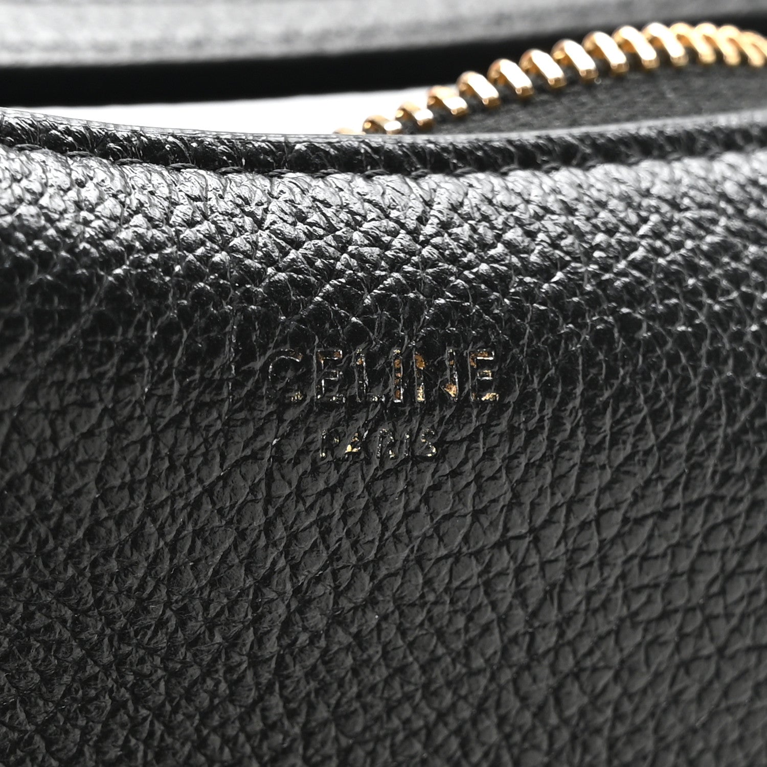 Celine Supple Grained Calfskin Teen Lulu Shoulder Bag Black 6 of 12