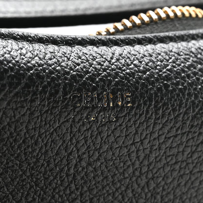 Celine Supple Grained Calfskin Teen Lulu Shoulder Bag Black 6 of 12