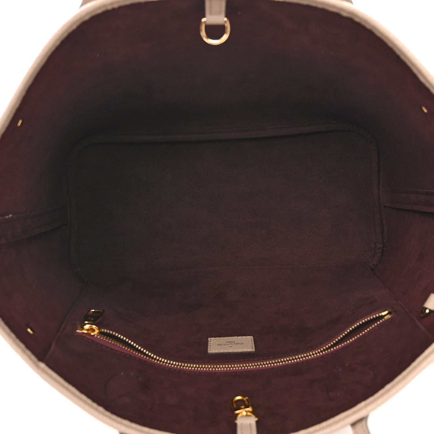Louis Vuitton Empreinte Monogram Giant Neverfull MM Tourterelle 6 of 12