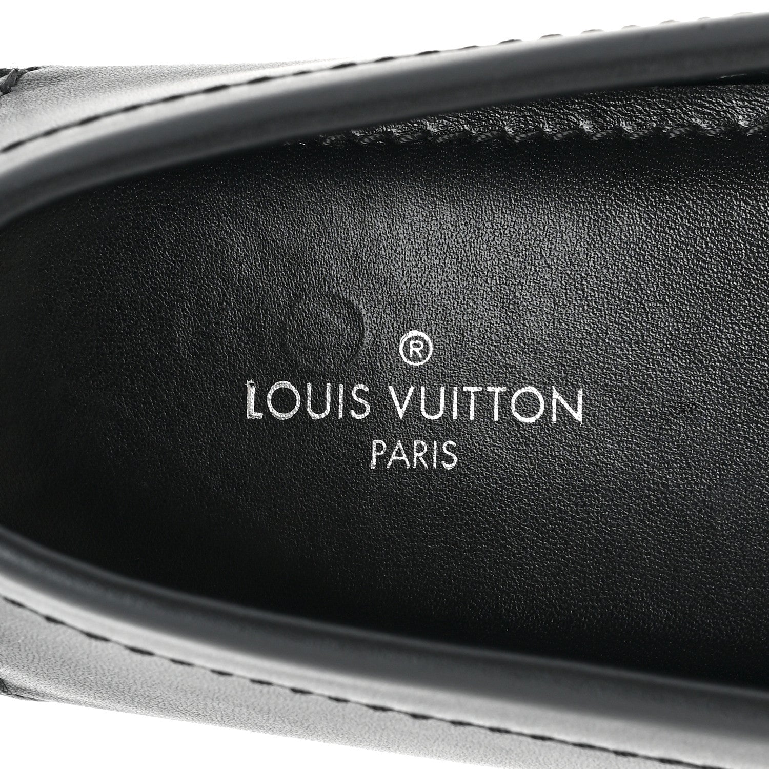 Louis Vuitton Calfskin Dauphine Loafers 36 Black 7 of 11