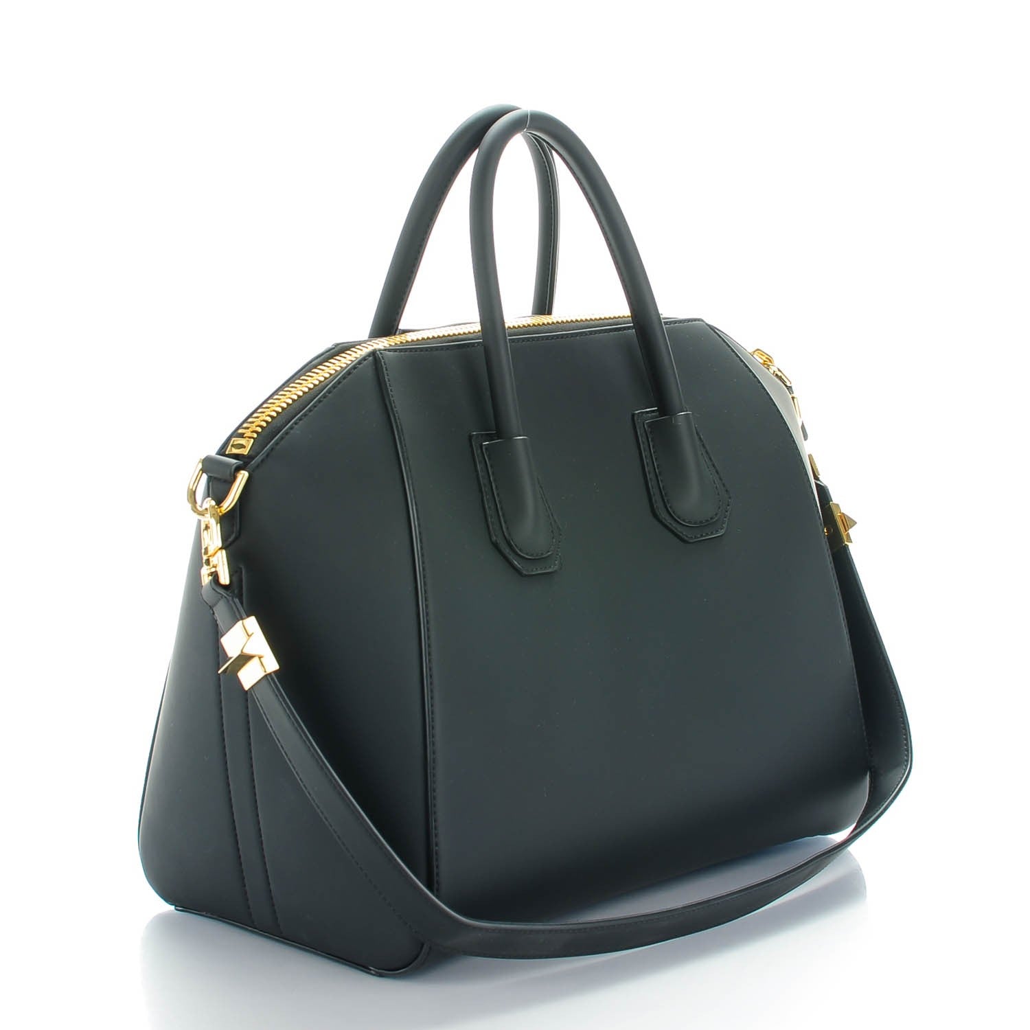 Givenchy Rubber Effect Calfskin Medium Antigona Black 3 of 7