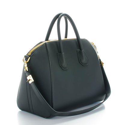 Givenchy Rubber Effect Calfskin Medium Antigona Black 3 of 7