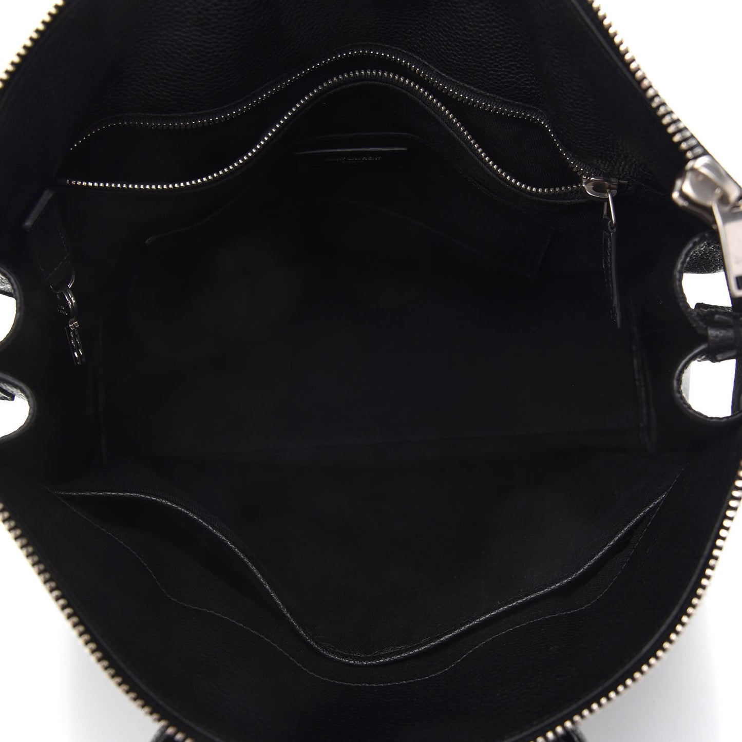 Grained Calfskin Sac De Jour Souple North South Tote Black