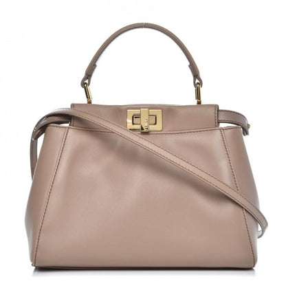Fendi Nappa Mini Peekaboo Iconic Satchel Ratmusquet 1 of 9