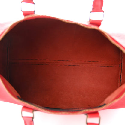 Louis Vuitton Epi Speedy 40 Castillan Red 5 of 15