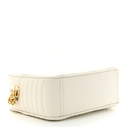 Prada Soft Calfskin Diagramme Crossbody Bag White 4 of 10