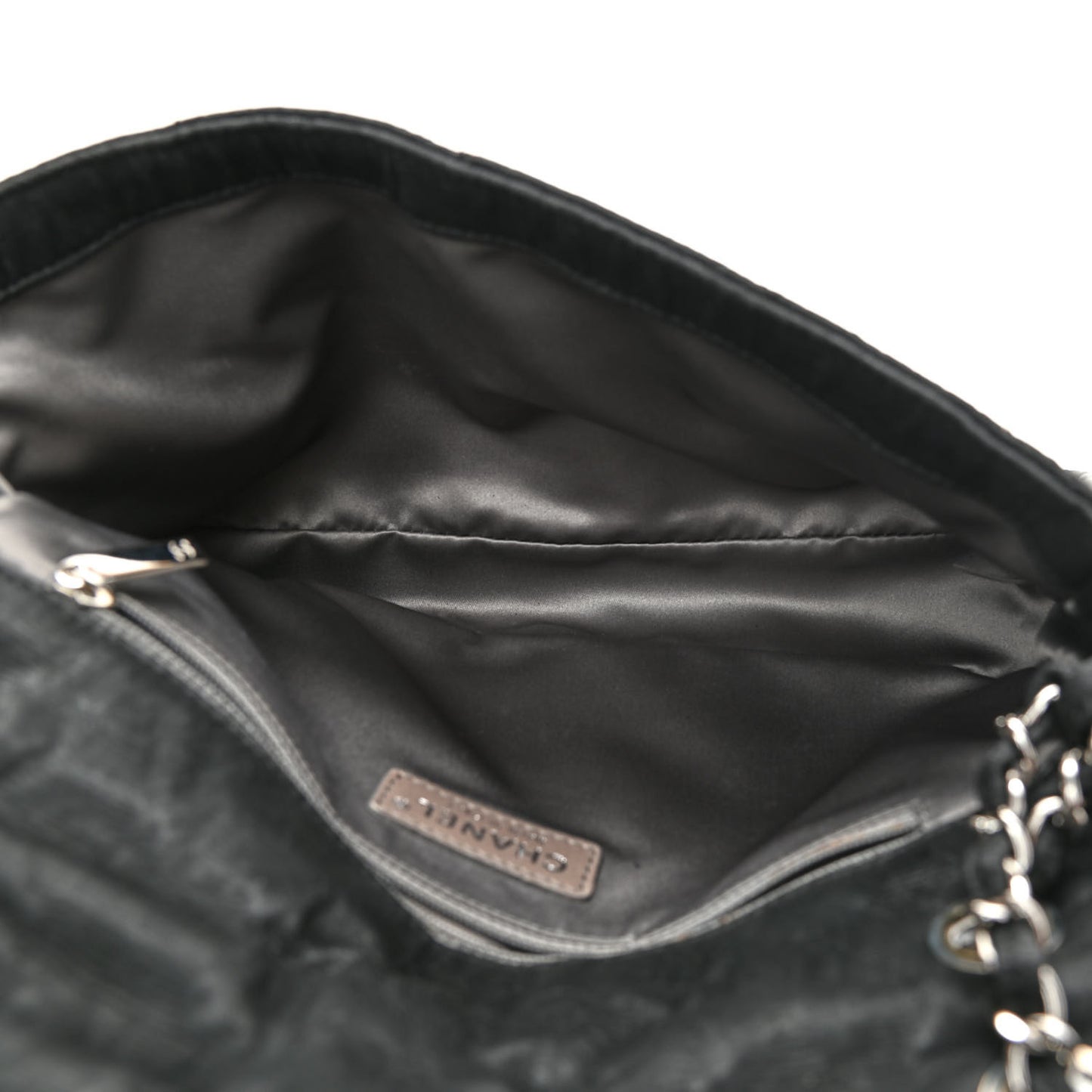 Coated Canvas Quilted Le Marais Flap Black