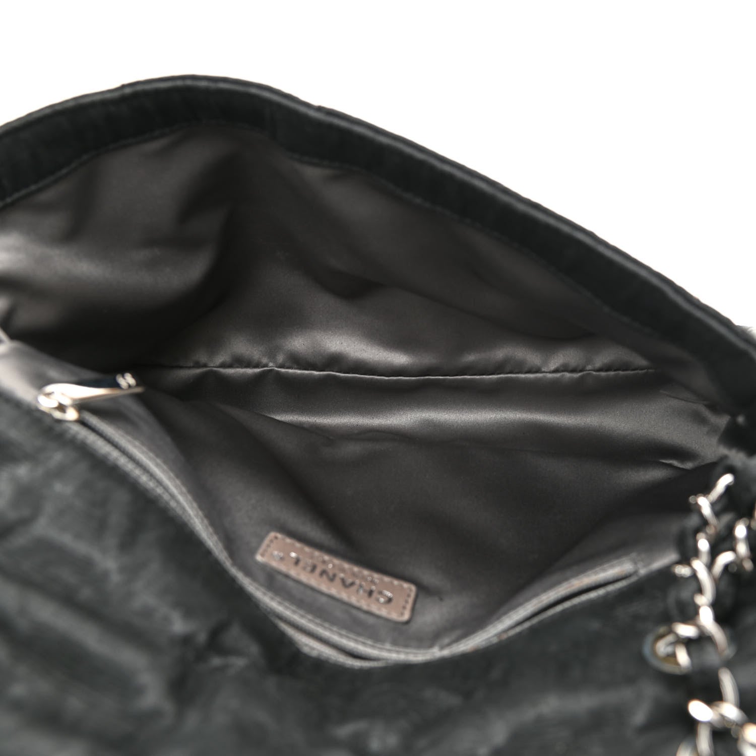 Chanel Coated Canvas Quilted Le Marais Flap Black 5 of 9
