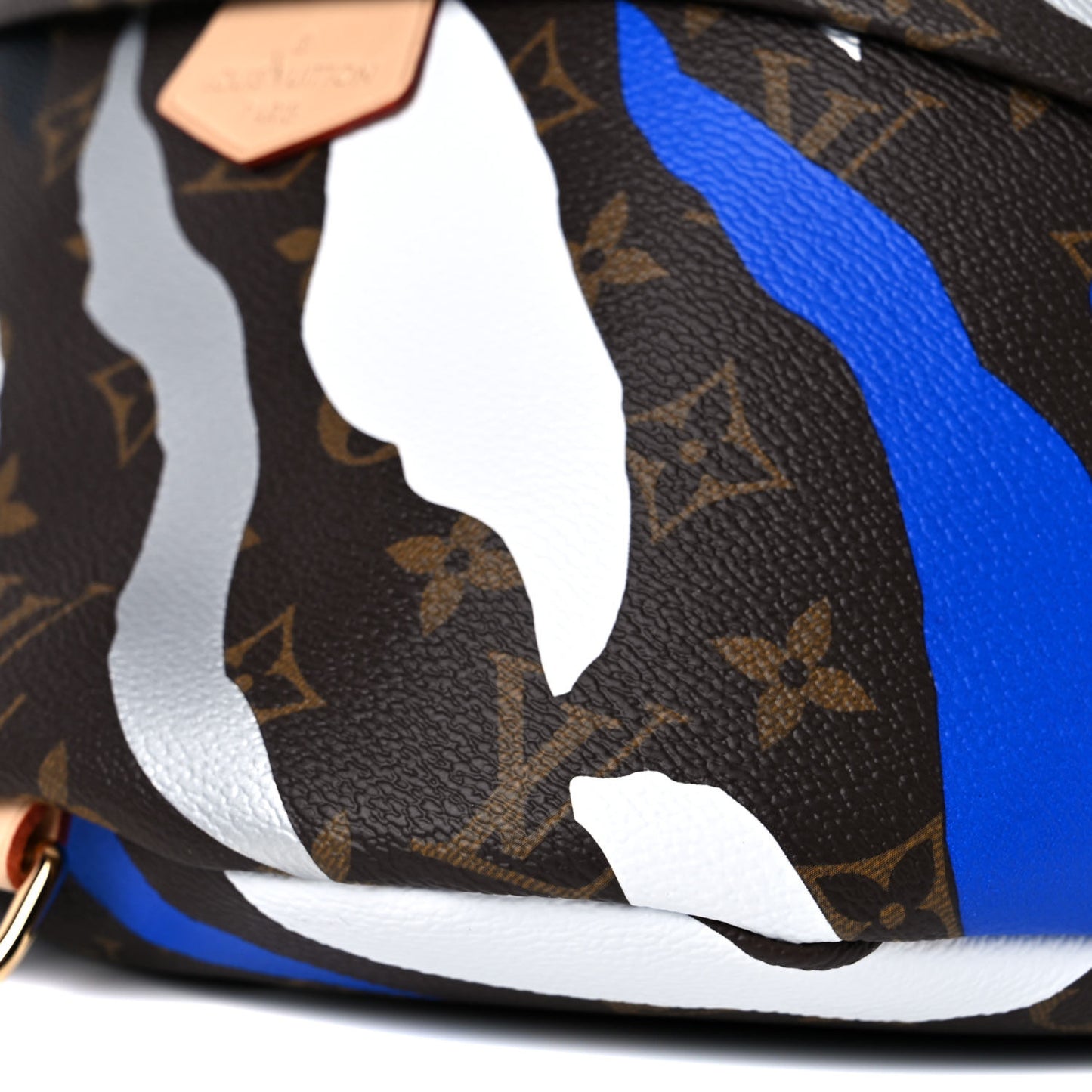 X LOL Monogram Bumbag Blue Silver