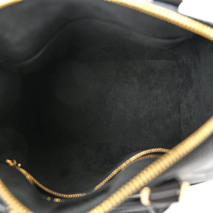 Louis Vuitton Empreinte Monogram Giant Speedy Bandouliere 25 Black 5 of 11