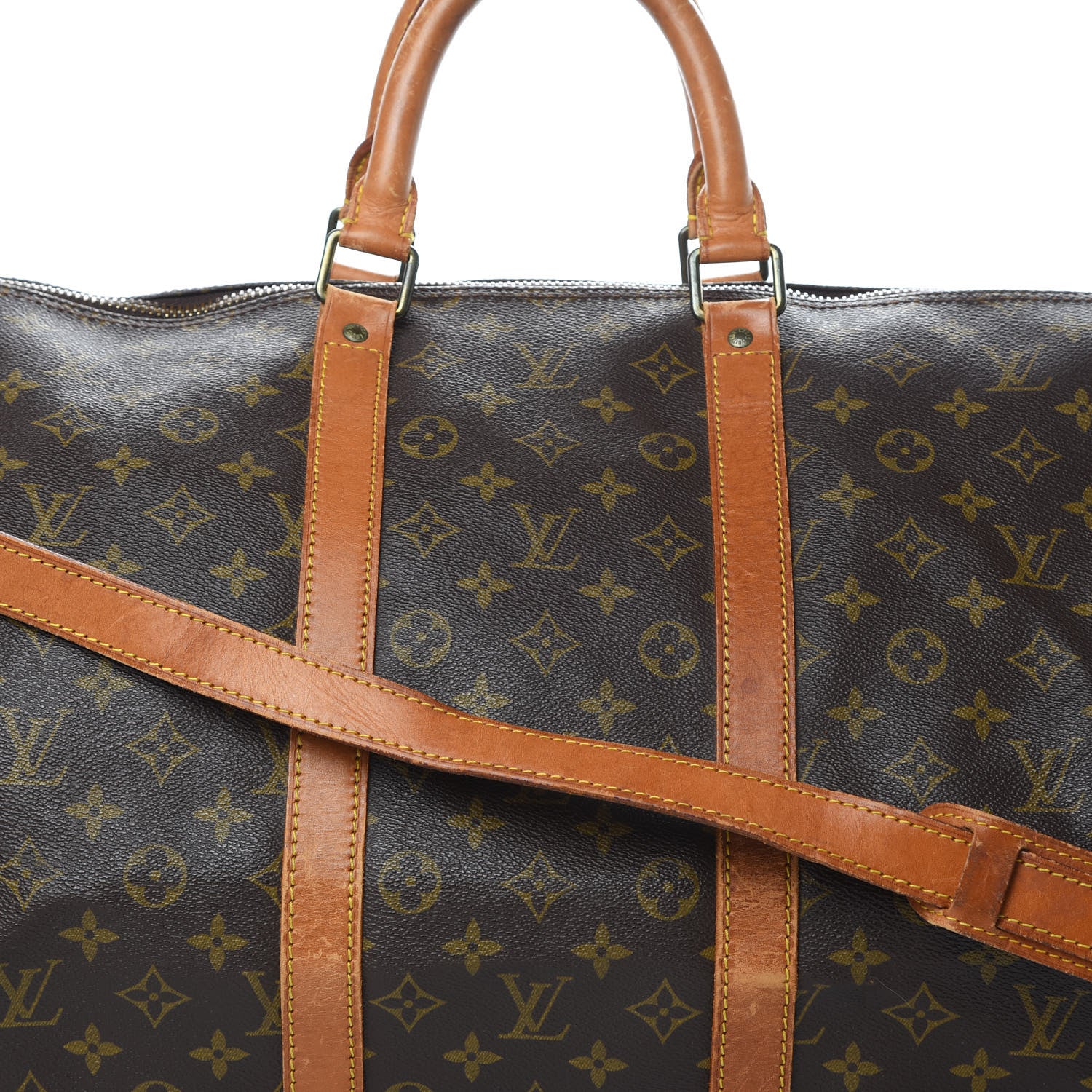 Louis Vuitton Monogram Keepall Bandouliere 55 7 of 21