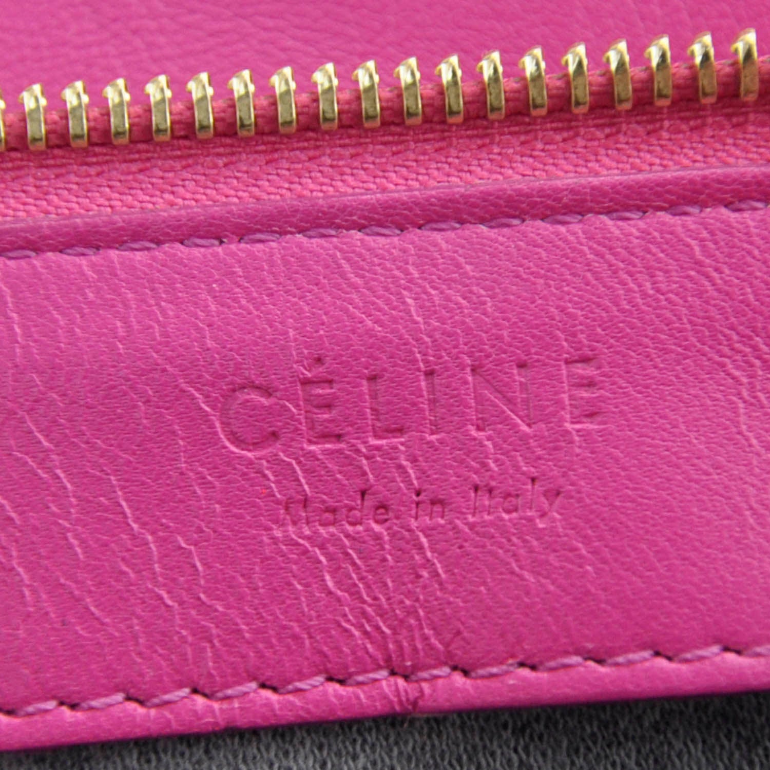 Celine Leather Trio Crossbody Bag Hibiscus 9 of 11