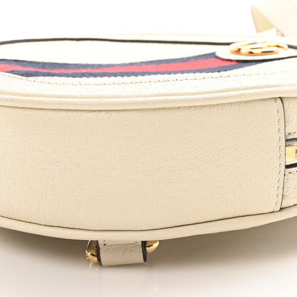 Gucci Textured Calfskin Web Mini Ophidia Round Backpack Mystic White 9 of 9
