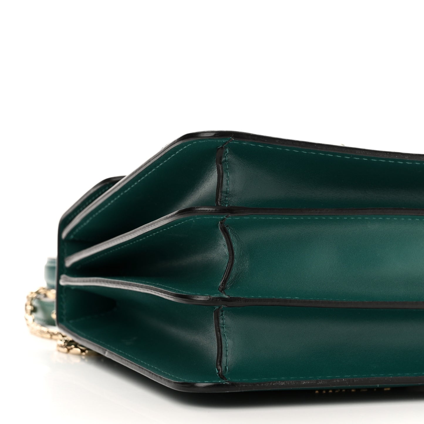 Calfskin Serpenti Forever Top Handle Emerald Green