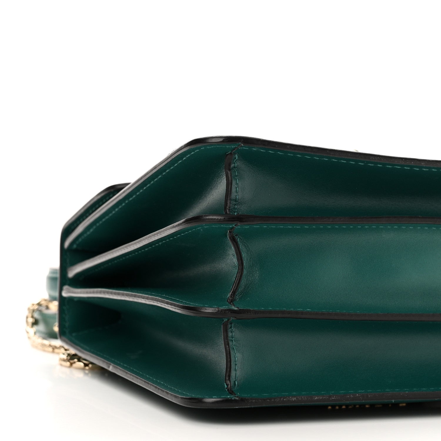 Bulgari Calfskin Serpenti Forever Top Handle Emerald Green 9 of 10