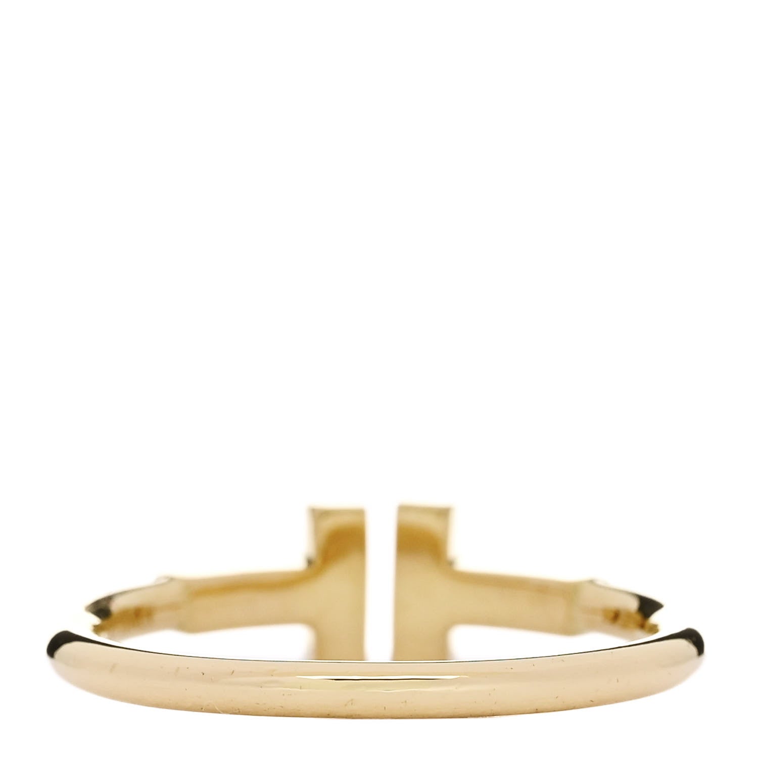 Tiffany 18K Yellow Gold T Wire Ring 55 7.25 3 of 5