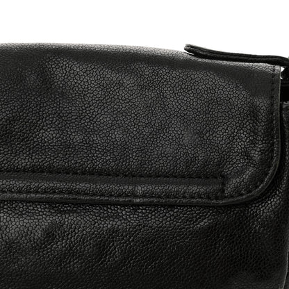 Chanel Glazed Caviar Small Pocket In The City Shoulder Bag Black 16 of 16