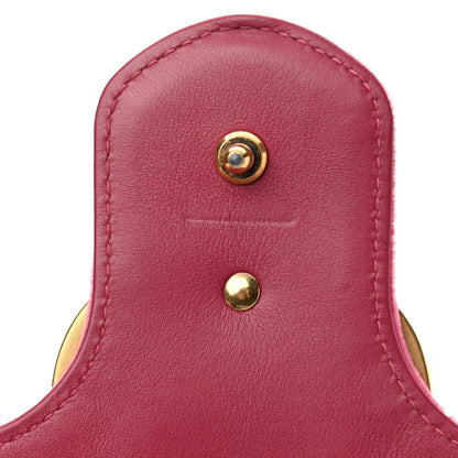 Gucci Velvet Matelasse Blind for Love Embroidered Medium GG Marmont Shoulder Bag Light Raspberry Rose Multicolor 11 of 13