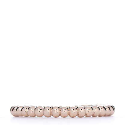 Van Cleef & Arpels 18K Rose Gold Small Perlee Ring 49 4.75 3 of 4
