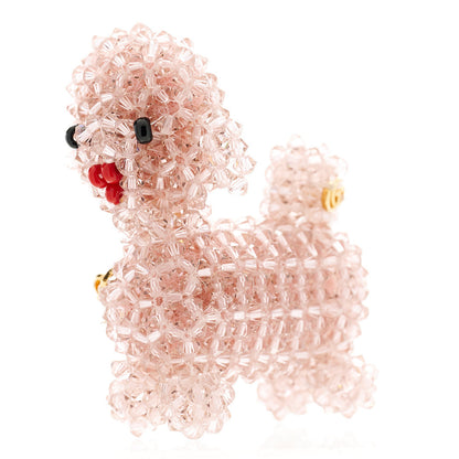 Gucci Beaded Dog Brooch Pink 3 of 6