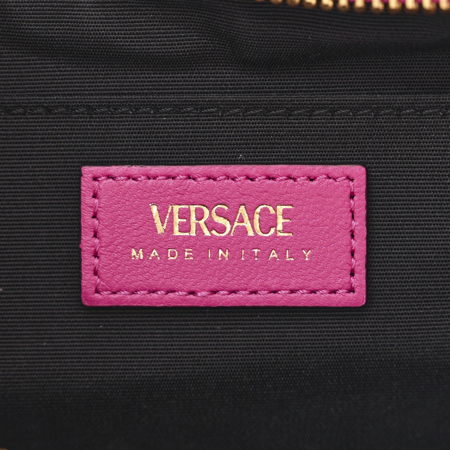 Versace Nappa Quilted Medusa Shoulder Bag Fuchsia 6 of 12