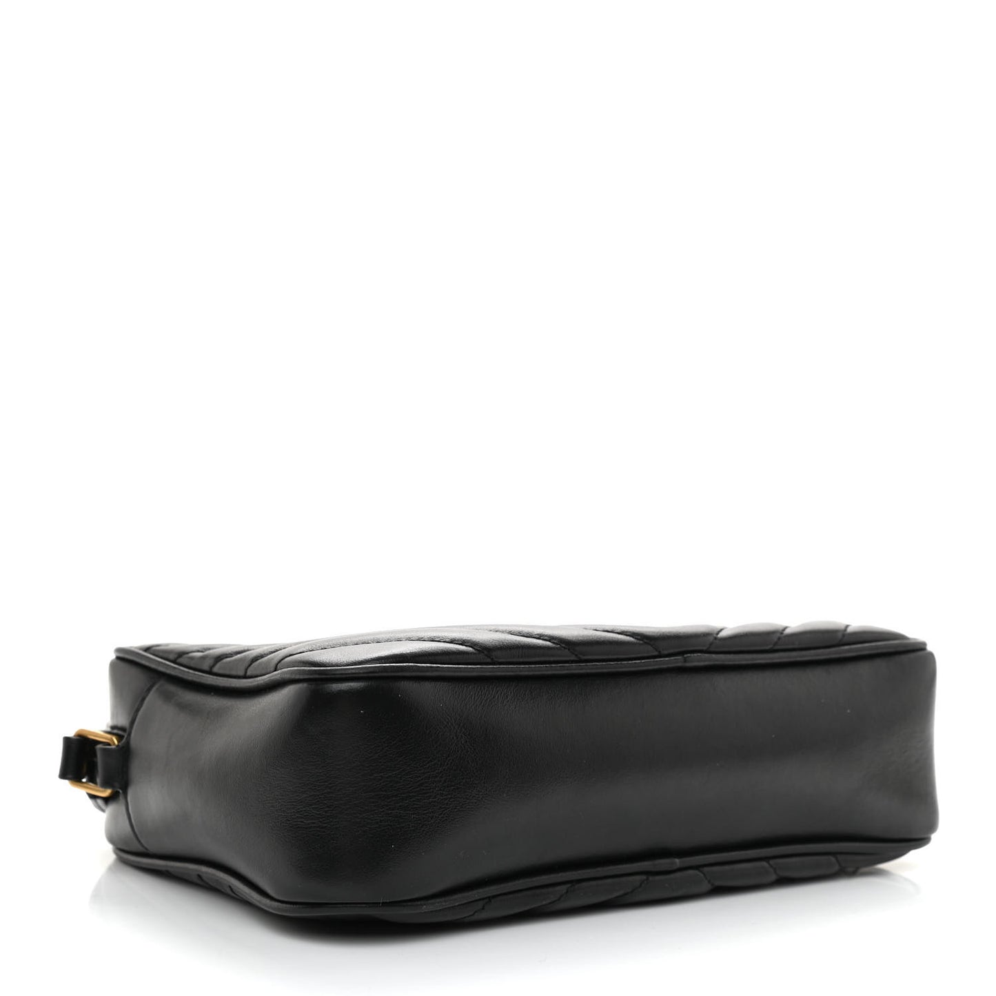 Calfskin Matelasse Monogram Lou Camera Bag Black