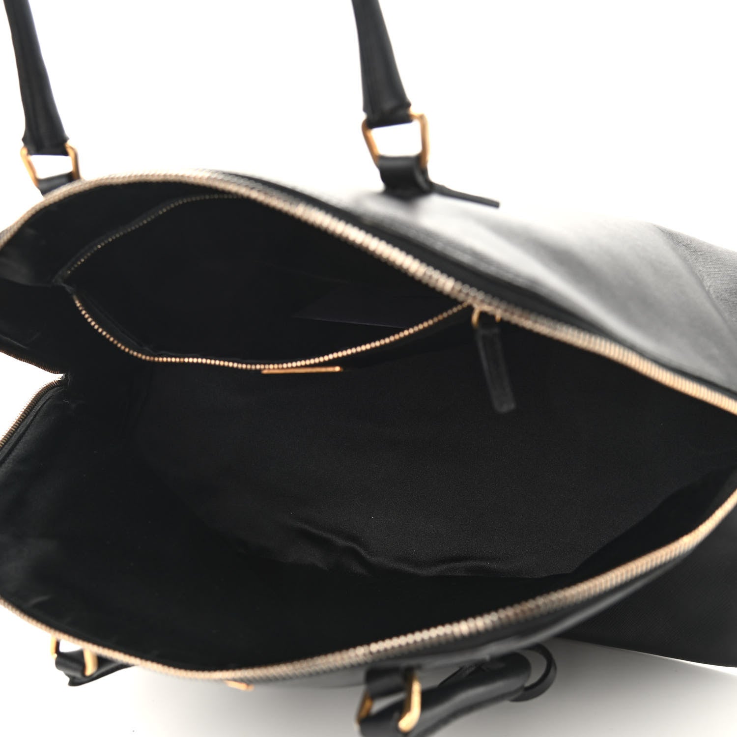 Prada Saffiano Lux Large Promenade Tote Black 5 of 18