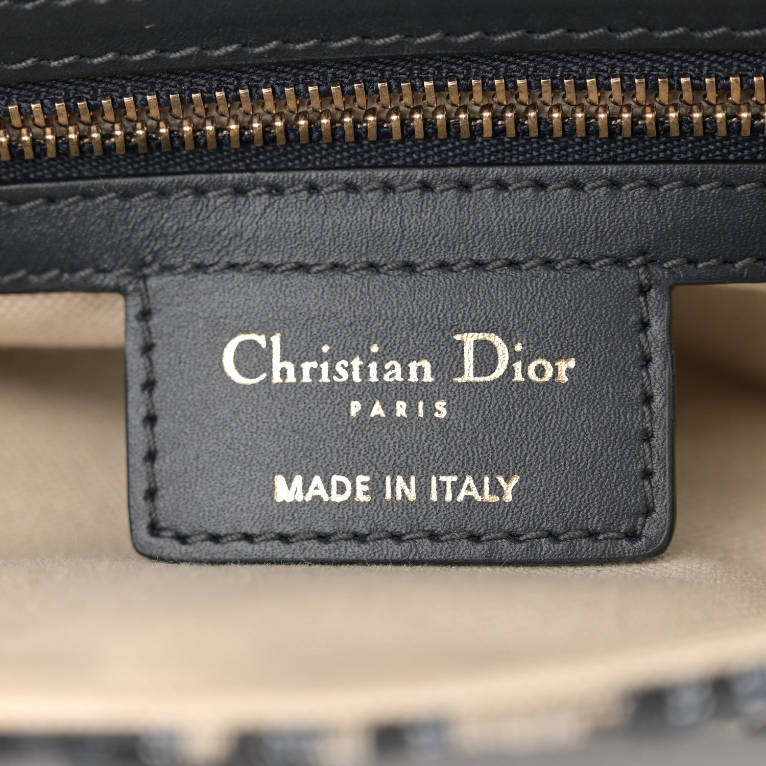 Christian Dior Oblique Saddle Bag Blue 6 of 10