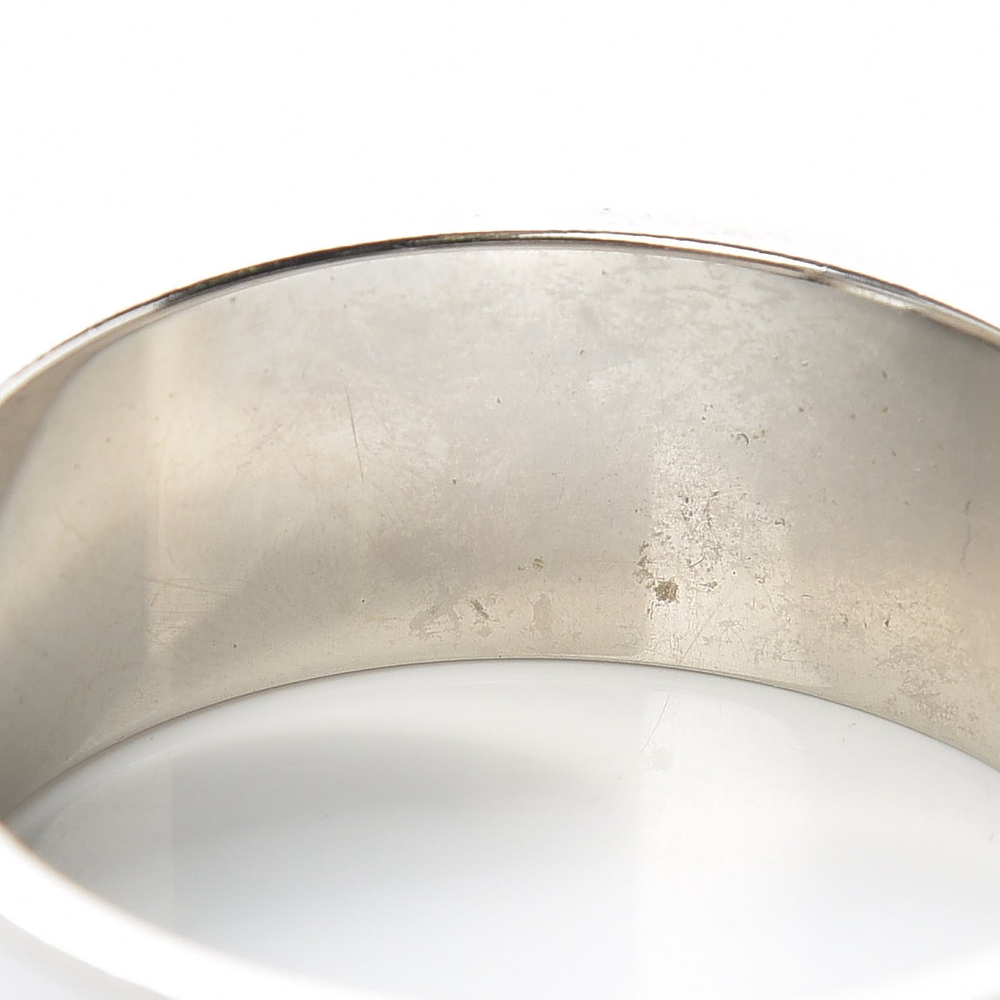 Enamel Wide Clic Clac H Bracelet PM White