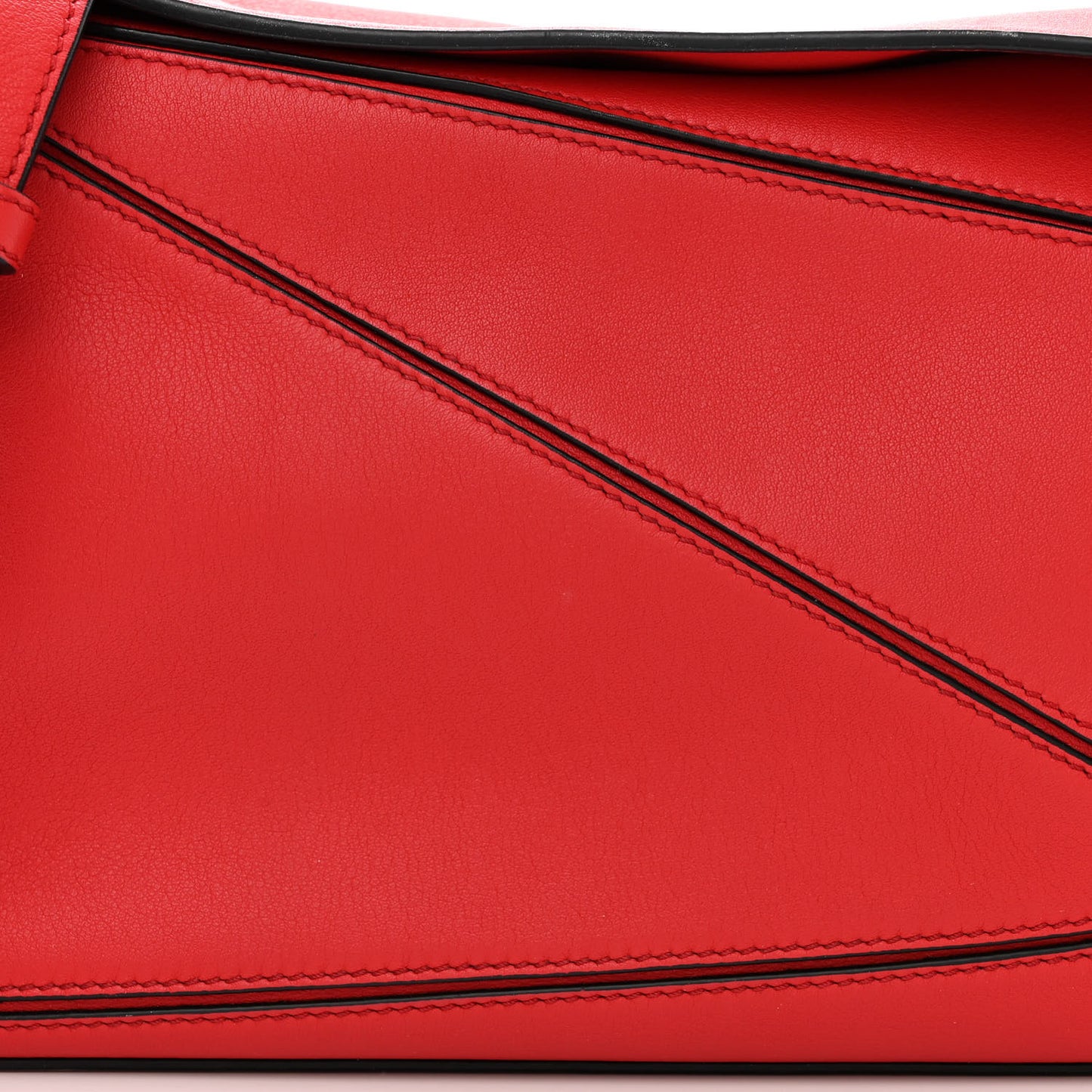 Calfskin Small Puzzle Bag Scarlet