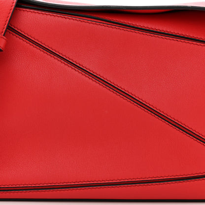 Loewe Calfskin Small Puzzle Bag Scarlet 8 of 10