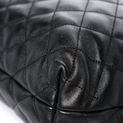 Saint Laurent Lambskin Quilted Maxi Icare Shopping Tote Black 11 of 14