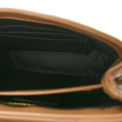 Saint Laurent Calfskin Y Quilted Monogram Toy Loulou Crossbody Bag Natural Tan 5 of 11