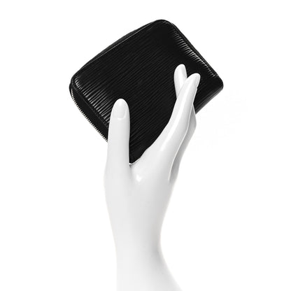 Louis Vuitton Epi Zippy Coin Purse Black 2 of 7